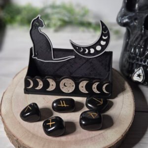 Visitenkartenhalter - Moon Cat