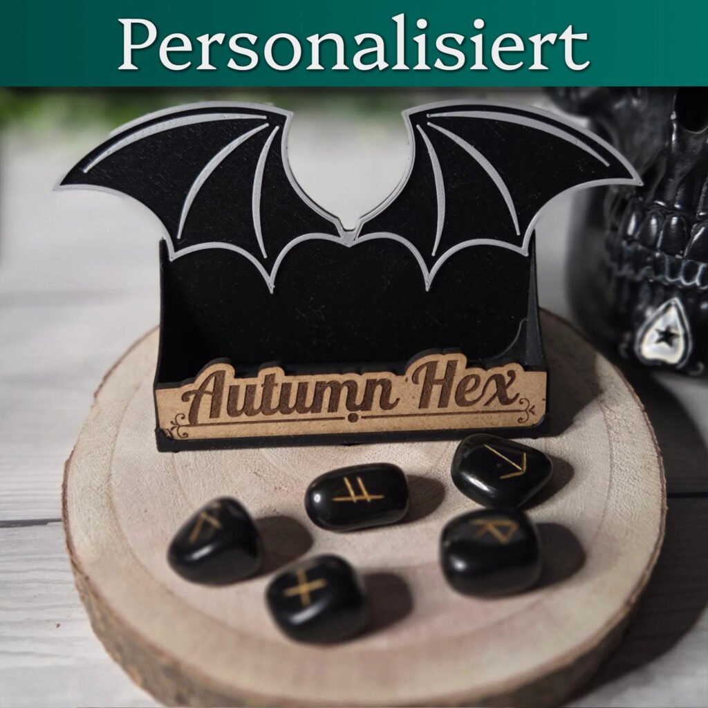 [Personalisiert] Visitenkartenhalter - Bat Wings