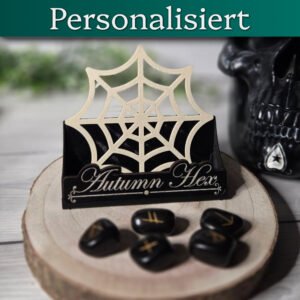 [Personalisiert] Visitenkartenhalter - Spiderweb